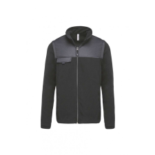 Designed To Work Uniszex kabát Designed To Work WK9105 Fleece Jacket With Removable Sleeves -XL, Convoy Grey női dzseki, kabát