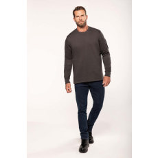 Designed To Work Uniszex pulóver Designed To Work WK4001 Set-In Sleeve Sweatshirt -S, Navy