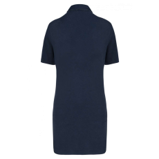 Designed To Work WK209 Női rövid ujjú hosszított piké póló Designed To Work, Navy/Oxford Grey-S