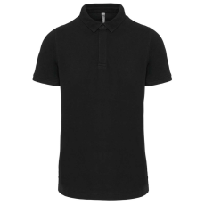 Designed To Work WK225 rövid ujjú galléros piké férfi póló Designed To Work, Black-S