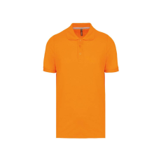 Designed To Work WK274 férfi galléros póló rövid ujjakkal, oldalsó slicceléssel Designed To Work, Orange-XL