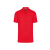 Designed To Work WK274 férfi galléros póló rövid ujjakkal, oldalsó slicceléssel Designed To Work, Red-4XL