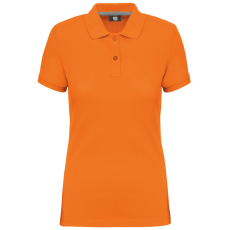 Designed To Work WK275 Női galléros póló rövid ujjakkal, oldalsó slicceléssel Designed To Work, Orange-3XL