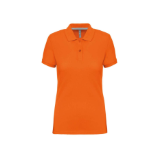 Designed To Work WK275 Női galléros póló rövid ujjakkal, oldalsó slicceléssel Designed To Work, Orange-S