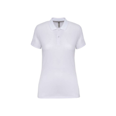 Designed To Work WK275 Női galléros póló rövid ujjakkal, oldalsó slicceléssel Designed To Work, White-2XL