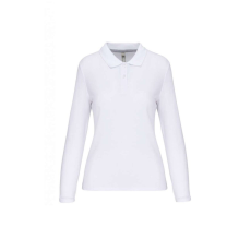  Designed To Work WK277 LADIES&- 039; LONG-SLEEVED POLO SHIRT XL