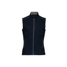 Designed To Work WK6149 Női mellény három zsebbel és kontrasztos díszítésekkel Designed To Work, Navy/Silver-S