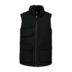 Designed To Work WK615 vízálló bélelt unisex mellény Designed To Work, Black-3XL