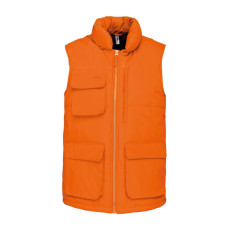 Designed To Work WK615 vízálló bélelt unisex mellény Designed To Work, Orange-S
