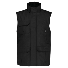 Designed To Work WK630 unisex bélelt mellény PVC bevonattal Designed To Work, Black-M