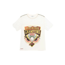 Desigual Champions krémszínű, csipkés női póló – S női póló