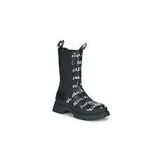 Desigual Csizmák SHOES CHELSEA HIGH LETTERING Fekete 37