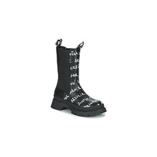 Desigual Csizmák SHOES CHELSEA HIGH LETTERING Fekete 38