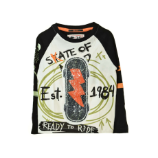 Desigual Desigual Sebastian gördeszkás, flitteres fiú póló