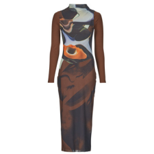 Desigual Hosszú ruhák VEST LINCOLN Fekete EU XS női ruha