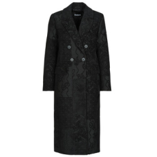 Desigual Kabátok PATCH BLACK Fekete EU XL