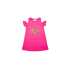 Desigual Rövid ruhák VEST_BLOOM Rózsaszín 5 / 6 éves lányka ruha