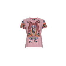 Desigual Rövid ujjú pólók FLOWER Rózsaszín EU M női póló