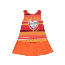 Desigual Strap narancssárga lány ruha – 5-6 év lányka ruha