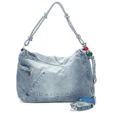 Desigual Válltáskák BAG HALF LOGO DENIM LEIRIA 2.0 Kék Egy méret
