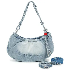 Desigual Válltáskák BAG HALF LOGO DENIM WAVERLY Kék Egy méret