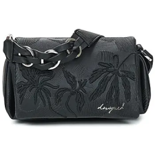 Desigual Válltáskák BAG MIRENIS NARON MINI FLAP Fekete Egy méret kézitáska és bőrönd