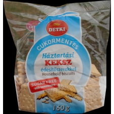 Detki Detki cukormentes háztartási keksz 160g alapvető élelmiszer