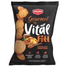 Detki Detki gourmet vital fitt teljes kiőrlésű kréker karamellizált hagymás 100 g csokoládé és édesség