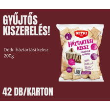 Detki Gyűjtős kiszerelés - Detki háztartási keksz 200g 42db/karton csokoládé és édesség