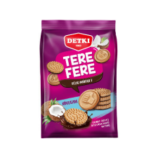 Detki Keksz Kft Detki 150g Tere-Fere félig mártott Ét- Kókuszos csokoládé és édesség