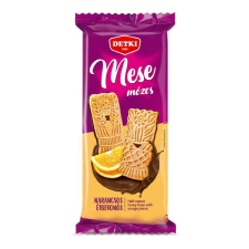  DETKI MESE MÉZES LINZER NARANCSDARABOKKAL KAKAÓS ÉTBEVONÓVAL 180G csokoládé és édesség