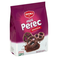 Detki mini perec étbevonóval 160 g csokoládé és édesség