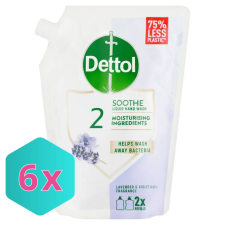  Dettol kézmosó gél UTÁNTÖLTŐ, nyugtató/levendula illattal, 500ml KARTON - 6 db tisztító- és takarítószer, higiénia