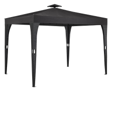 Deuba polyrattan kerti pavilon antracit 3x3m kerti bútor