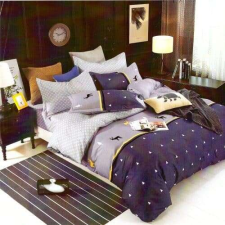 Devi Fashions ágynemű szarvasokkal kék szürke lakástextília