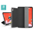 Devia Apple iPad 10.2 (2019/2020/2021) tablet tok (Smart Case) on/off funkcióval, Apple Pencil tartóval, mágneses töltővel - Devia Leather Case With Pencil Slot -fekete
