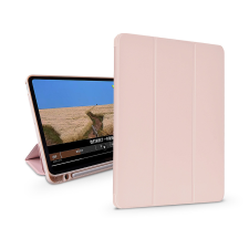 Devia Apple iPad Air 4 (2020)/iPad Air 5 (2022) 10.9/iPad Pro 11 (2022) tablet tok    (Smart Case) on/off funkcióval, Apple Pencil tartóval, mágneses töltővel - DeviaLeather Case With Pencil Slot - pink (ST360954) tablet tok
