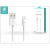 Devia Apple iPhone 5/5S/5C/SE/iPad 4/iPad Mini USB töltő- és adatkábel 1 m-es vezetékkel - Devia Smart Cable Lightning - white