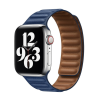Devia Apple iWatch Devia Elegant Leather Two-Tone 38/40/41mm óraszíj - Sötétkék