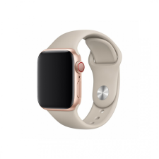 Devia Apple Watch 1/2/3/4/5 okosóra szilikon szíj, szürke, 38/40/41mm, Devia Deluxe Sport okosóra kellék