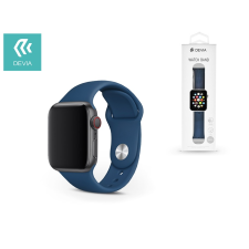 Devia Apple Watch lyukacsos sport szíj - Devia Deluxe Series Sport Band - 42/44 mm - blue óraszíj