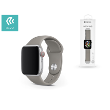 Devia Apple Watch lyukacsos sport szíj - Devia Deluxe Series Sport Band - 42/44 mm - gray okosóra kellék
