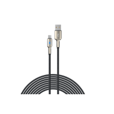 Devia EC313 Mars Zinc Aloy 2.1A USB Type-C 1.5M Adatkábel - Fekete mobiltelefon kellék