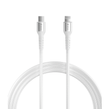 Devia EC409 Gracious PD 3A Lightning 1.5M Adatkábel - Fehér mobiltelefon kellék
