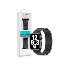 Devia Elegant Apple Watch fém szíj 42/44/45/49 mm fekete okosóra kellék