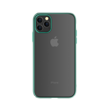 Devia Glimmer iPhone 11 Pro (5,8&quot;) átlátszó kemény hátlap tok zöld kerettel tok és táska