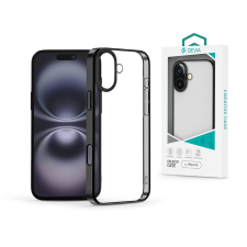 Devia Glimmer Series tok - Apple iPhone 16 - fekete tok és táska