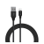 Devia GRACIOUS adatkábel és töltő (USB - lightning 8pin, 2.4A, gyorstöltés támogatás, 100cm) FEKETE Apple iPhone 6 4.7, Apple IPAD Pro 12.9 (2017), Apple iPhone 12, Apple IPAD (4th Generation)