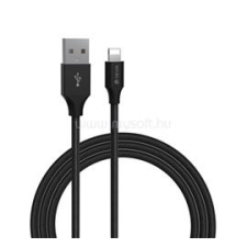 Devia GRACIOUS adatkábel (USB - lightning, 2.4A, gyorstöltő, 100cm) FEKETE (EC404_B) kábel és adapter