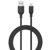 Devia JELLY USB-A - Lightning töltő- és adatkábel 1.2m fekete (EC630_B)